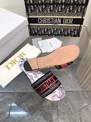 Dior Dway Slide Nude Multicolor Mexico Motif - 3