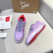 Christian Louboutin Astroloubi Lace-Up Sneakers Purple - 5