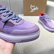 Christian Louboutin Astroloubi Lace-Up Sneakers Purple - 2