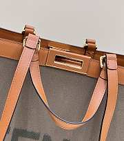 Fendi Peekaboo X-tote Grey Brown Bag 40x12x29cm - 6