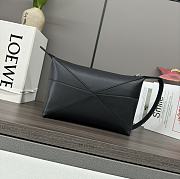 Loewe Puzzle Fold Wash Bag Black 22.7x15.5x12cm - 4