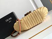 Celine Teen Couffin Wicker Natural Calfskin Tan 32x14x7cm - 5