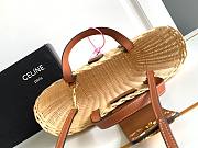 Celine Teen Couffin Wicker Natural Calfskin Tan 32x14x7cm - 2