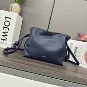 Loewe Mini Flamenco Clutch Bag Navy Blue 23.9x18x9cm - 1