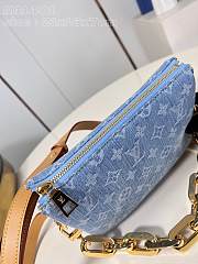 Louis Vuitton LV Coussin BB Denim Blue 21 x 16 x 7 cm - 3