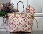 Louis Vuitton LV Neverfull MM Coral 31 x 28 x 14 cm - 3