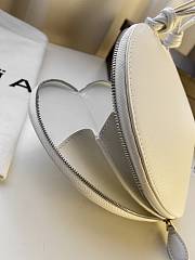 Alaia Le Coeur Shoulder Bag White 21x17x5cm - 6