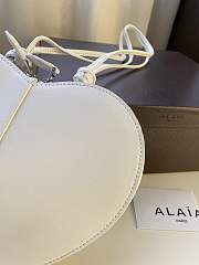 Alaia Le Coeur Shoulder Bag White 21x17x5cm - 2