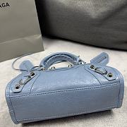 Balenciaga Blue Mini City Bag 24x17x10cm - 5