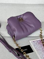 Loewe Goya Puffer Mini Bag Purple 20x14x9cm - 3