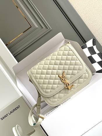 YSL Solferino Bag White 22x18x4cm