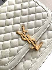 YSL Solferino Bag White 22x18x4cm - 4