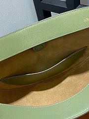 Loewe Luna Bag In Satin Calfskin And Jacquard Green 27x29.5x8cm - 4