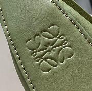 Loewe Luna Bag In Satin Calfskin And Jacquard Green 27x29.5x8cm - 3