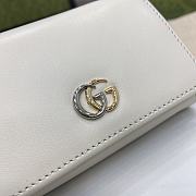 Gucci GG Marmont Card Case White Wallet 11x7.5x2cm - 5