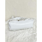 Balenciaga Small Monaco White Shoulder Bag 26.9x16x9.9cm - 4