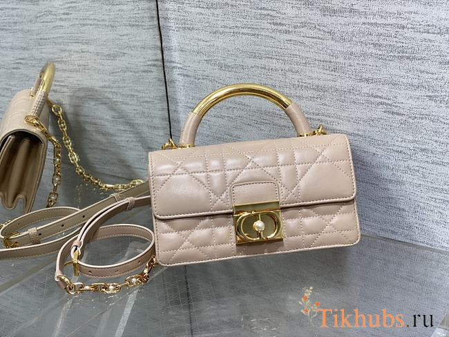 Dior Ange Bag Beige Gold 20x12x5cm - 1