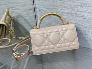 Dior Ange Bag Beige Gold 20x12x5cm - 4