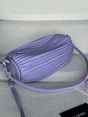 Loewe Bracelet Pouch Bag Purple 25x10x10cm - 4