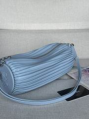 Loewe Bracelet Pouch Bag Blue 25x10x10cm - 3