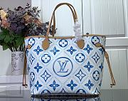 Louis Vuitton LV Neverfull MM Lagoon Blue 31 x 28 x 14 cm - 5