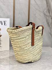 Loewe Basket Bag Palm Leaf Brown 40x26.5x16cm - 5