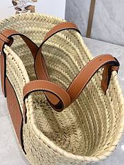 Loewe Basket Bag Palm Leaf Brown 40x26.5x16cm - 3