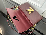 Louis Vuitton LV Twist West Bag Wine 23.5 x 12 x 7 cm - 6