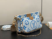 Louis Vuitton LV Multi Pochette Accessoires Lagoon Blue 24 x 13.5 x 4 cm - 5