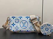 Louis Vuitton LV Multi Pochette Accessoires Lagoon Blue 24 x 13.5 x 4 cm - 4