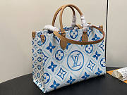 Louis Vuitton LV OnTheGo MM Lagoon Blue 35 x 27 x 14 cm - 4