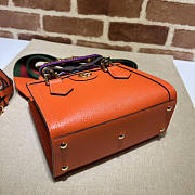 Gucci Diana Mini Tote Bag Orange 20x16x10cm - 4