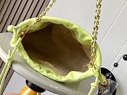 Loewe Flamenco Purse Bag Green Lambskin 30x20x10.5cm - 6