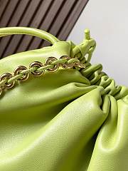 Loewe Flamenco Purse Bag Green Lambskin 30x20x10.5cm - 5