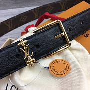 Louis Vuitton LV Bloom 30mm Black Belt - 3