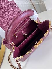 Louis Vuitton LV Capucines BB Red Wine Bag 27cm - 4