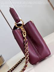 Louis Vuitton LV Mini Capucines Red Bag 21cm - 5