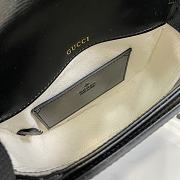 Gucci Horsebit 1955 Mini Top Handle Bag Black 18x15x6.5cm - 3