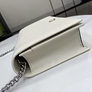 Gucci GG Marmont Chain White Wallet 20x12.5x4cm - 6