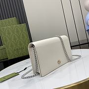 Gucci GG Marmont Chain White Wallet 20x12.5x4cm - 3