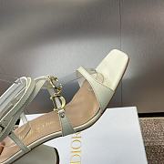 Dior Sandal White Heel 9cm - 5