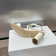 Dior Sandal White Heel 9cm - 3