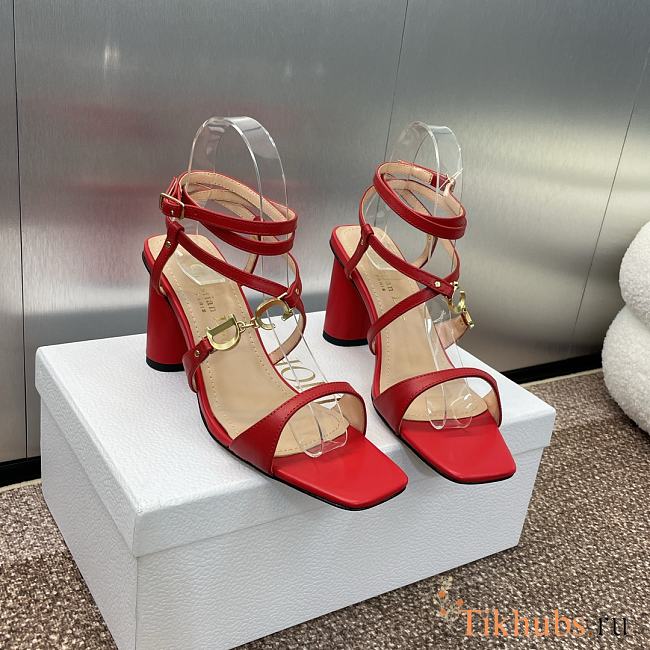 Dior Sandal Red Heel 9cm - 1