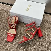 Dior Sandal Red Heel 9cm - 2