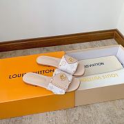 Louis Vuitton LV Frame Beige Slides - 4