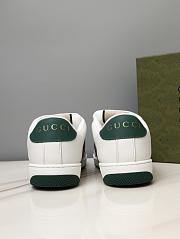 Gucci White Green Sneaker - 5