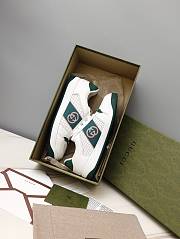 Gucci White Green Sneaker - 2