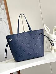 Louis Vuitton LV Neverfull MM Navy Blue 31 x 28 x 14 cm - 3