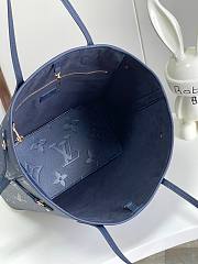 Louis Vuitton LV Neverfull MM Navy Blue 31 x 28 x 14 cm - 2