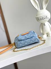 Louis Vuitton LV Mini Bumbag Denim Blue 17 x 12 x 9.5 cm - 6